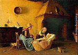 Feeding the Baby by Gaetano Chierici